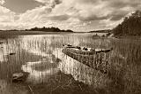 Connemara boat bw